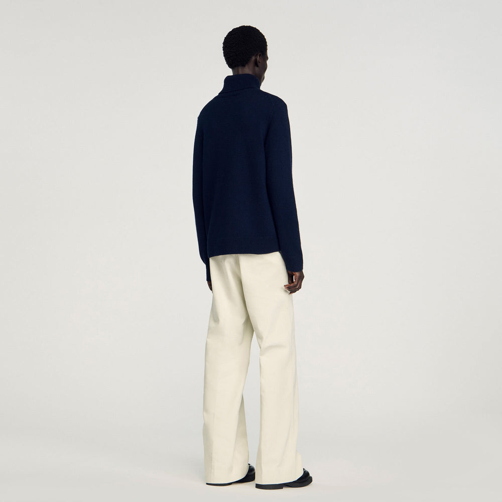 Sandro Men Wool and cashmere turtleneck