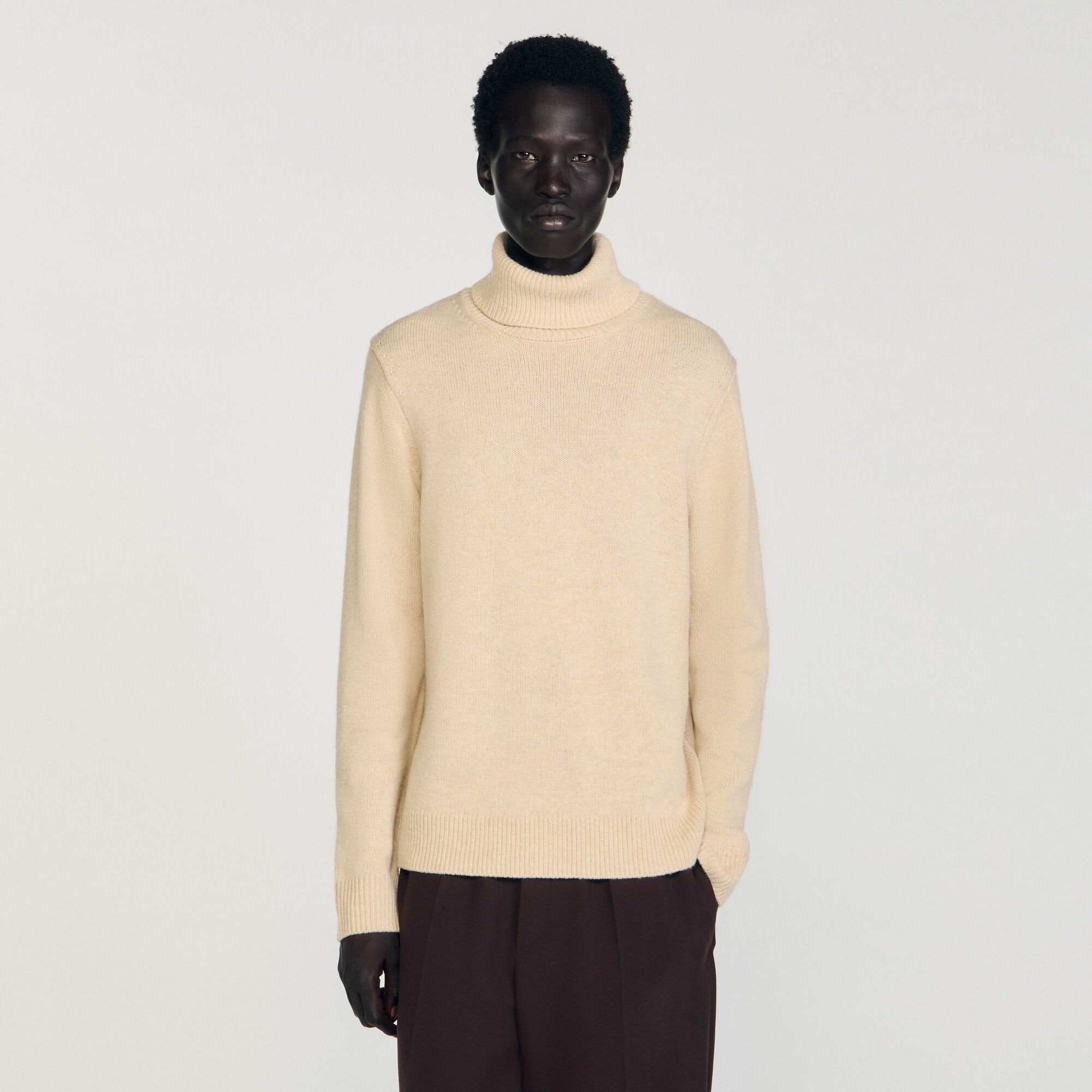 Sandro Men Wool and cashmere turtleneck