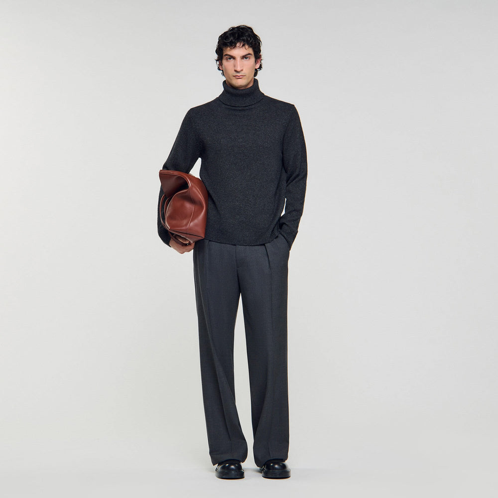 Sandro Men Wool and cashmere turtleneck