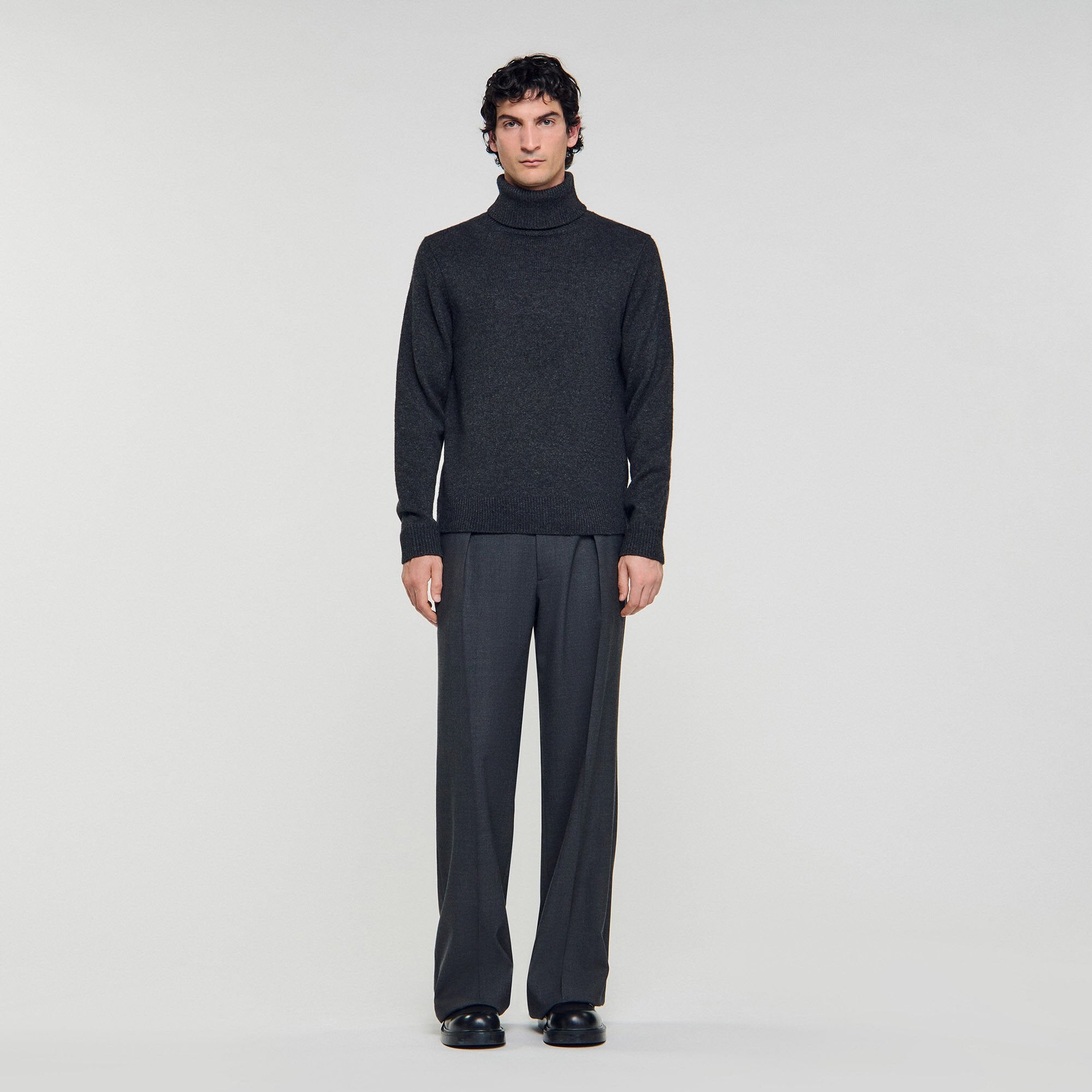 Sandro Men Wool and cashmere turtleneck