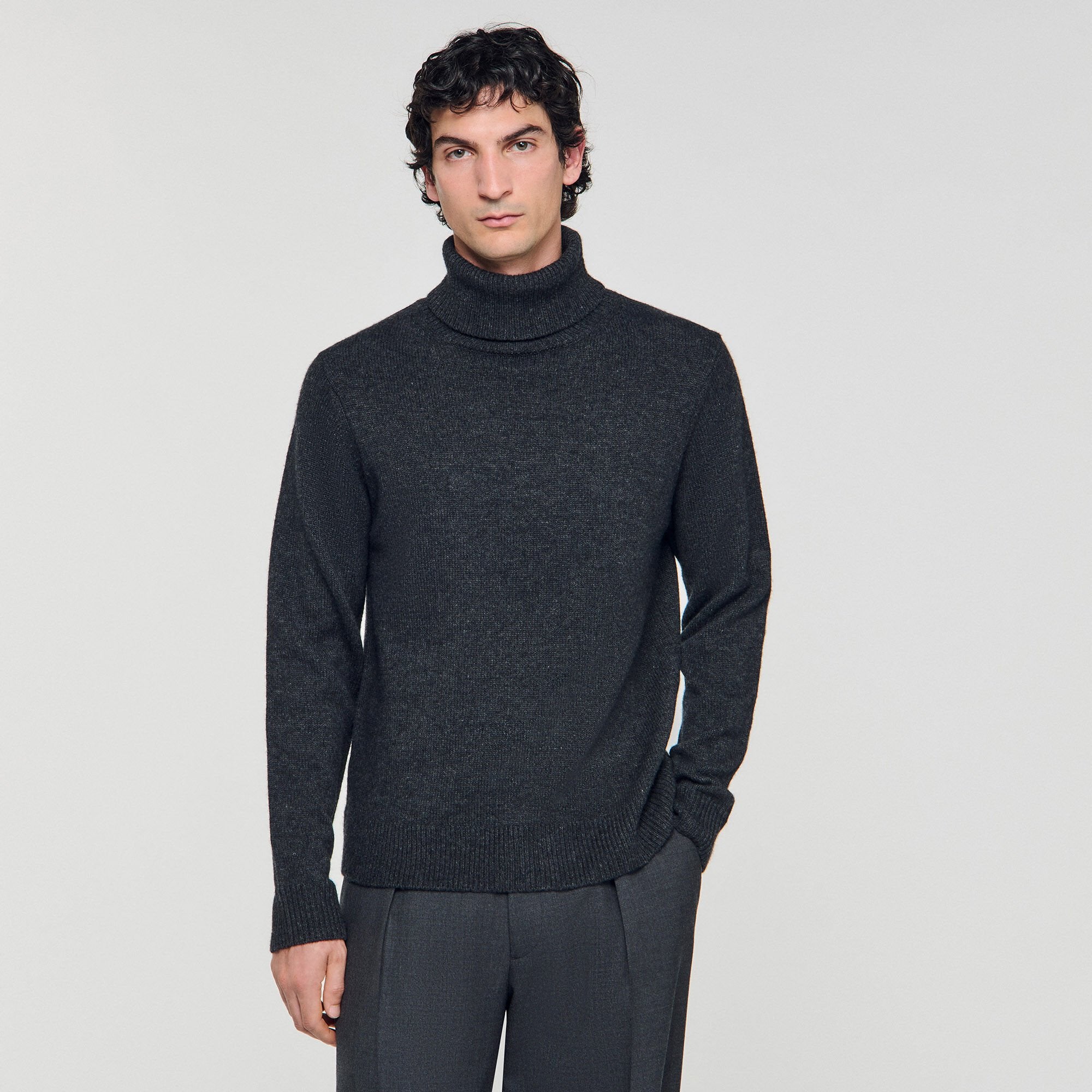 Sandro Men Wool and cashmere turtleneck