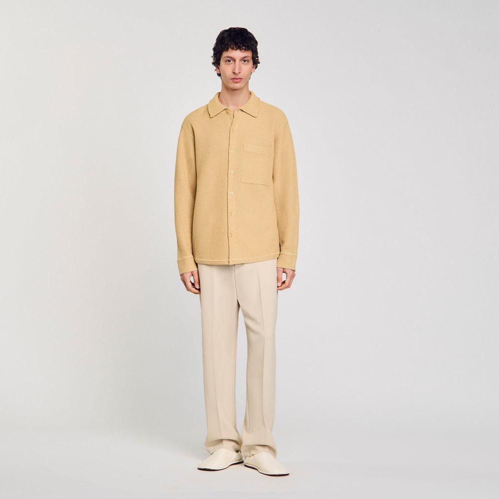 Sandro Men Oversized knit shirt