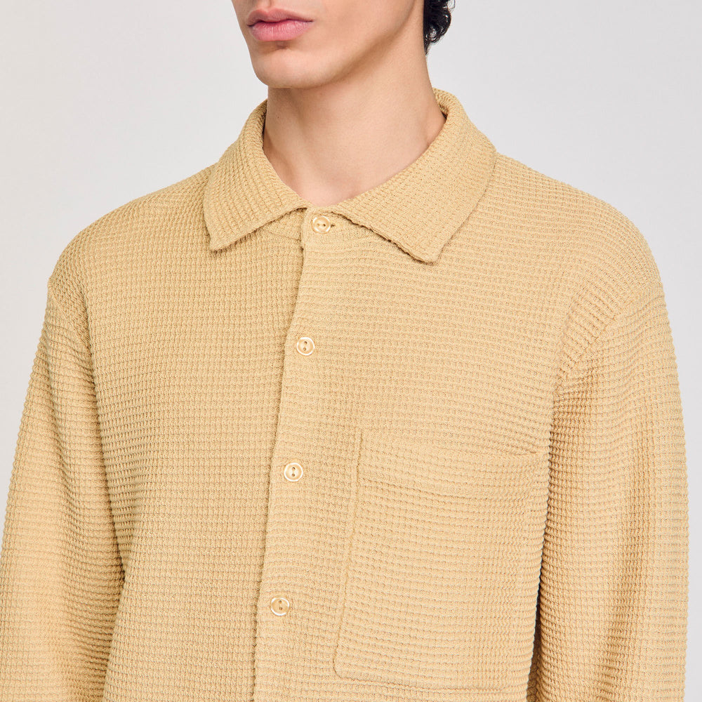 Sandro Men Oversized knit shirt