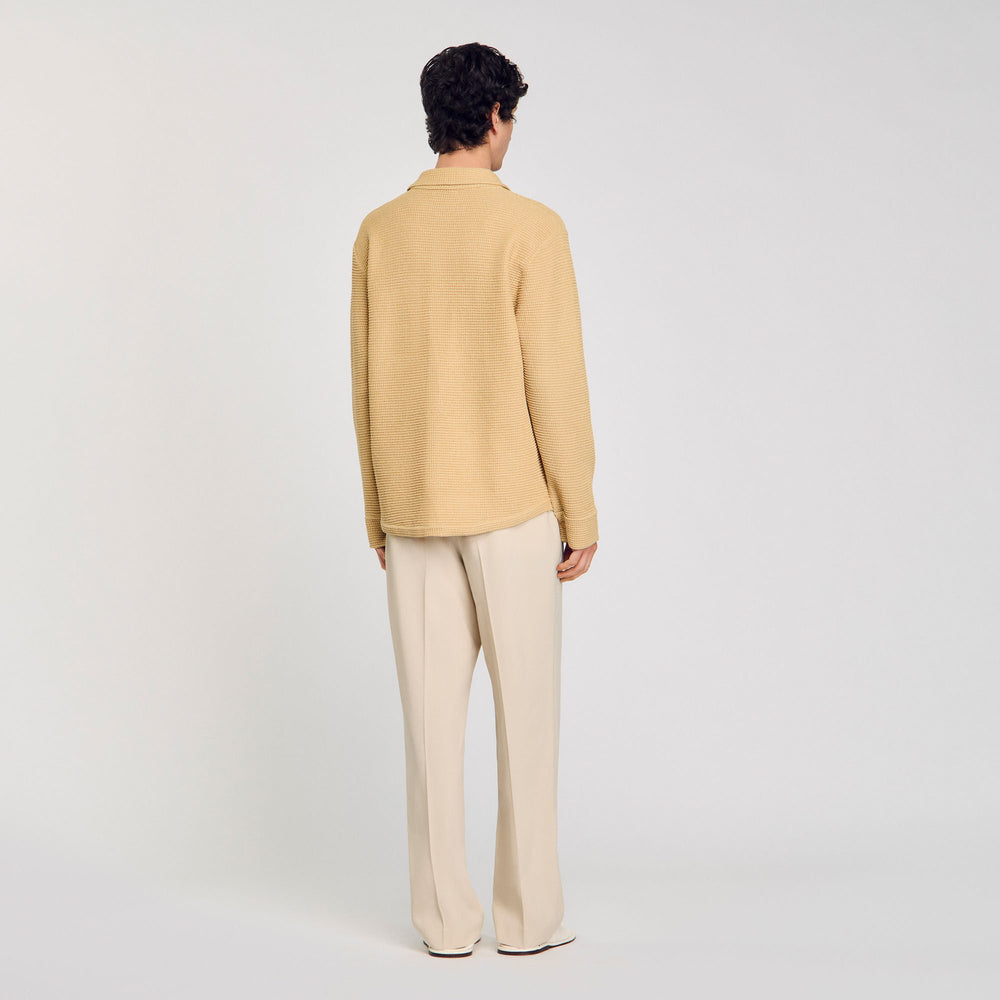 Sandro Men Oversized knit shirt