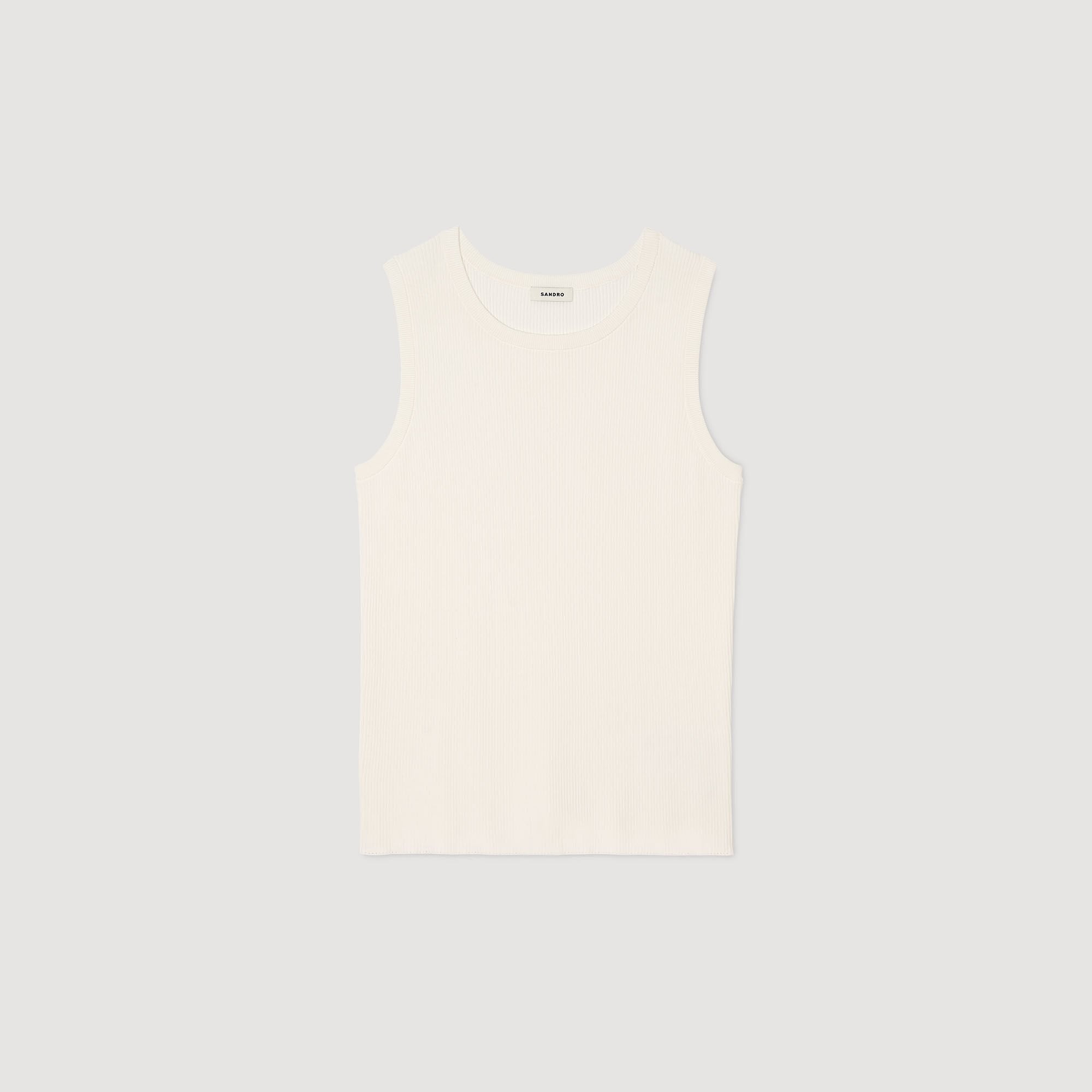 Sandro Men Rib knit vest top