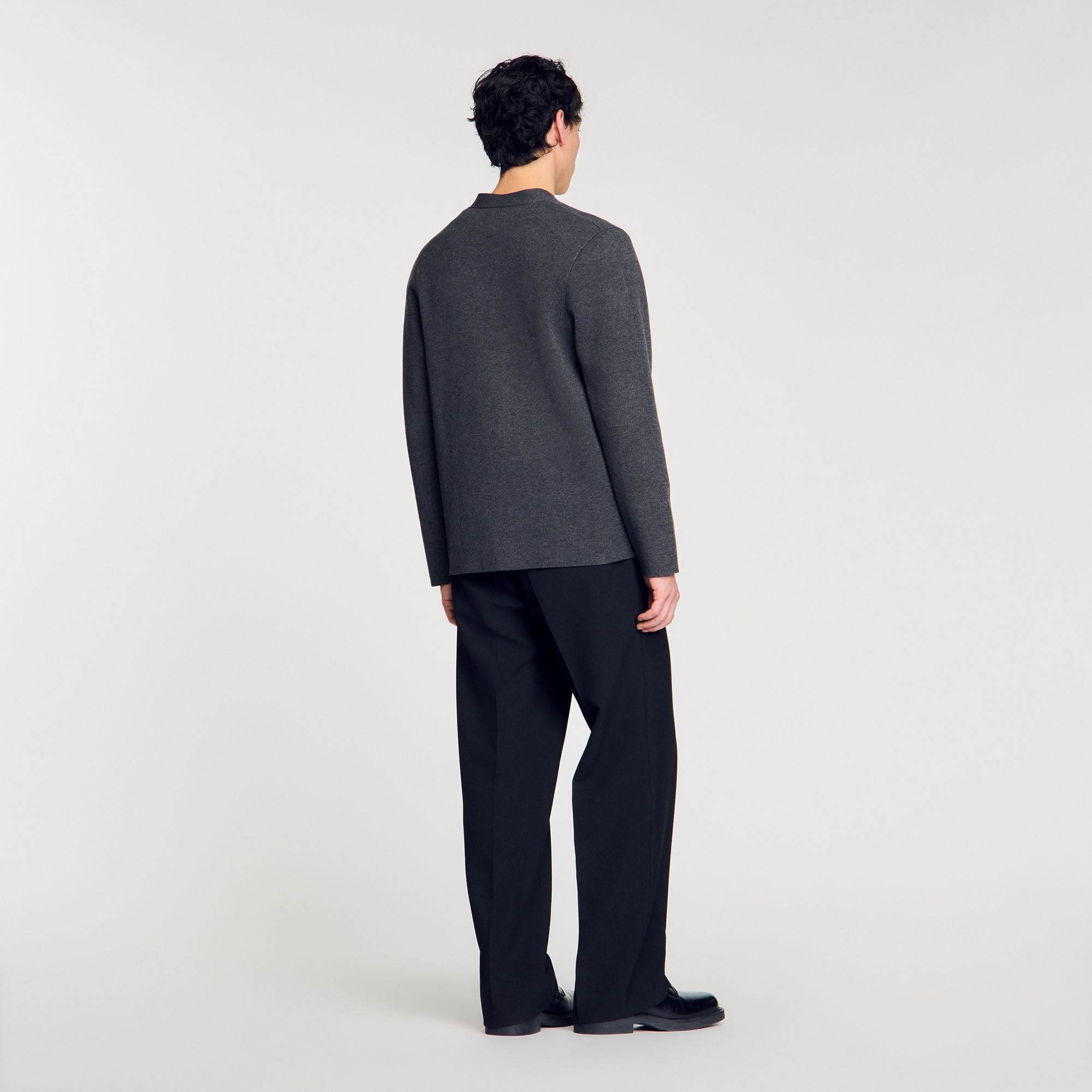 Sandro Men Cardigan with snake detail