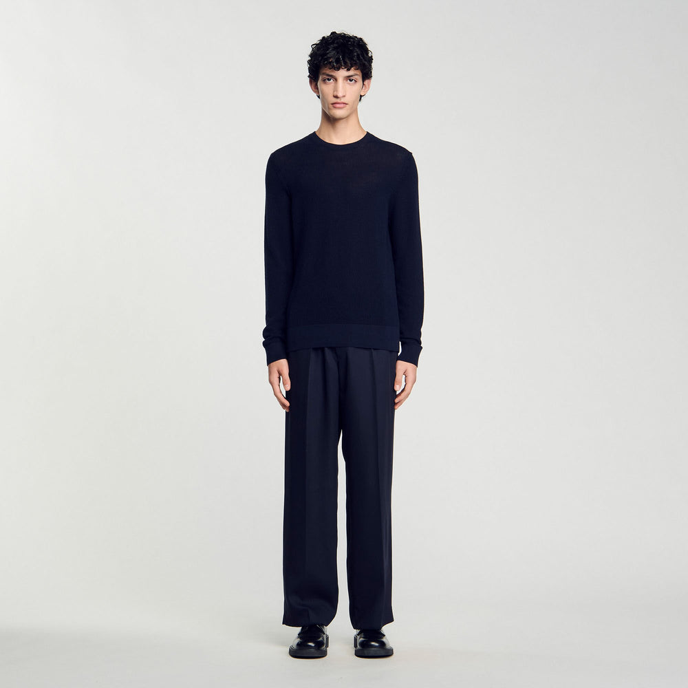 Sandro Men Textured knit sweater
