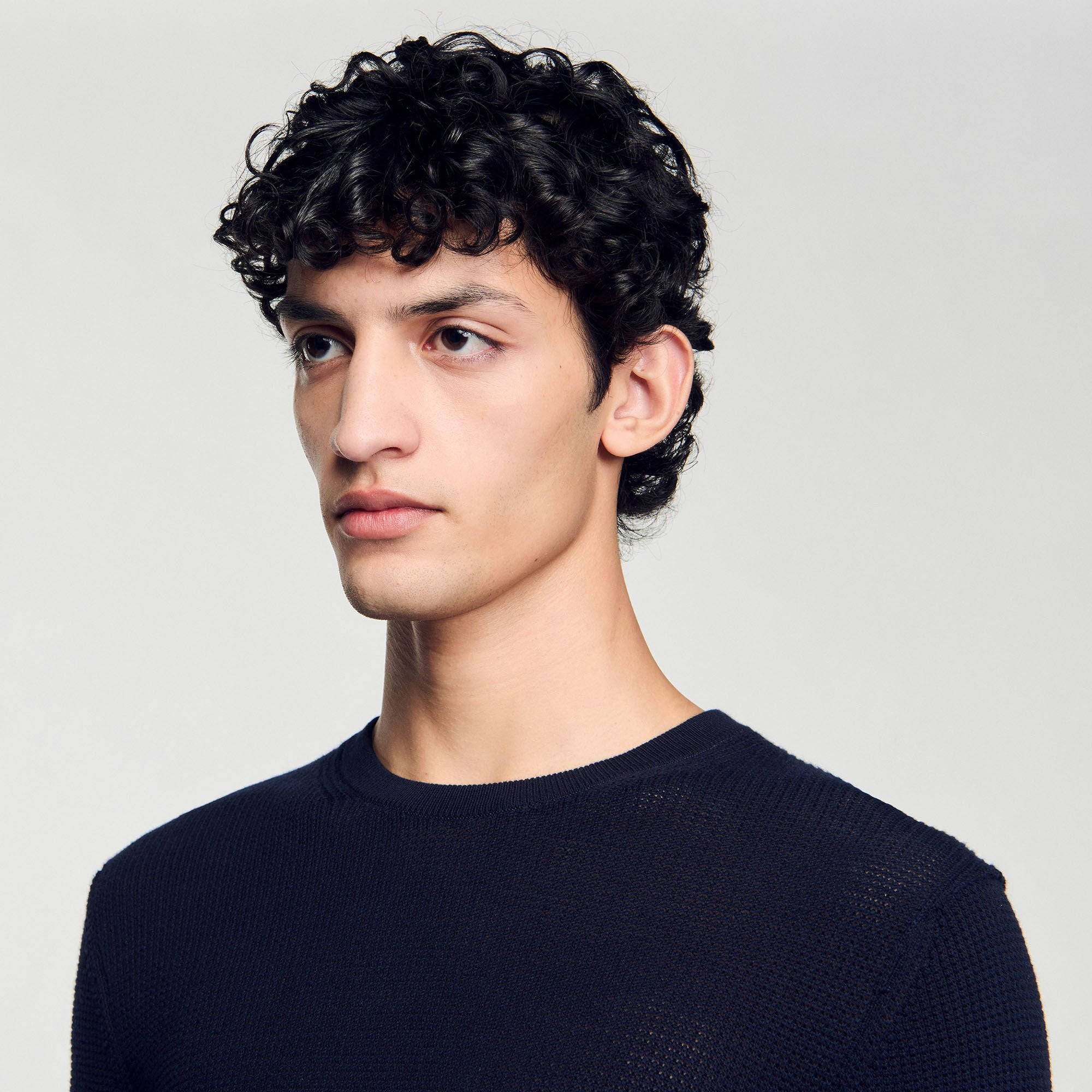 Sandro Men Textured knit sweater