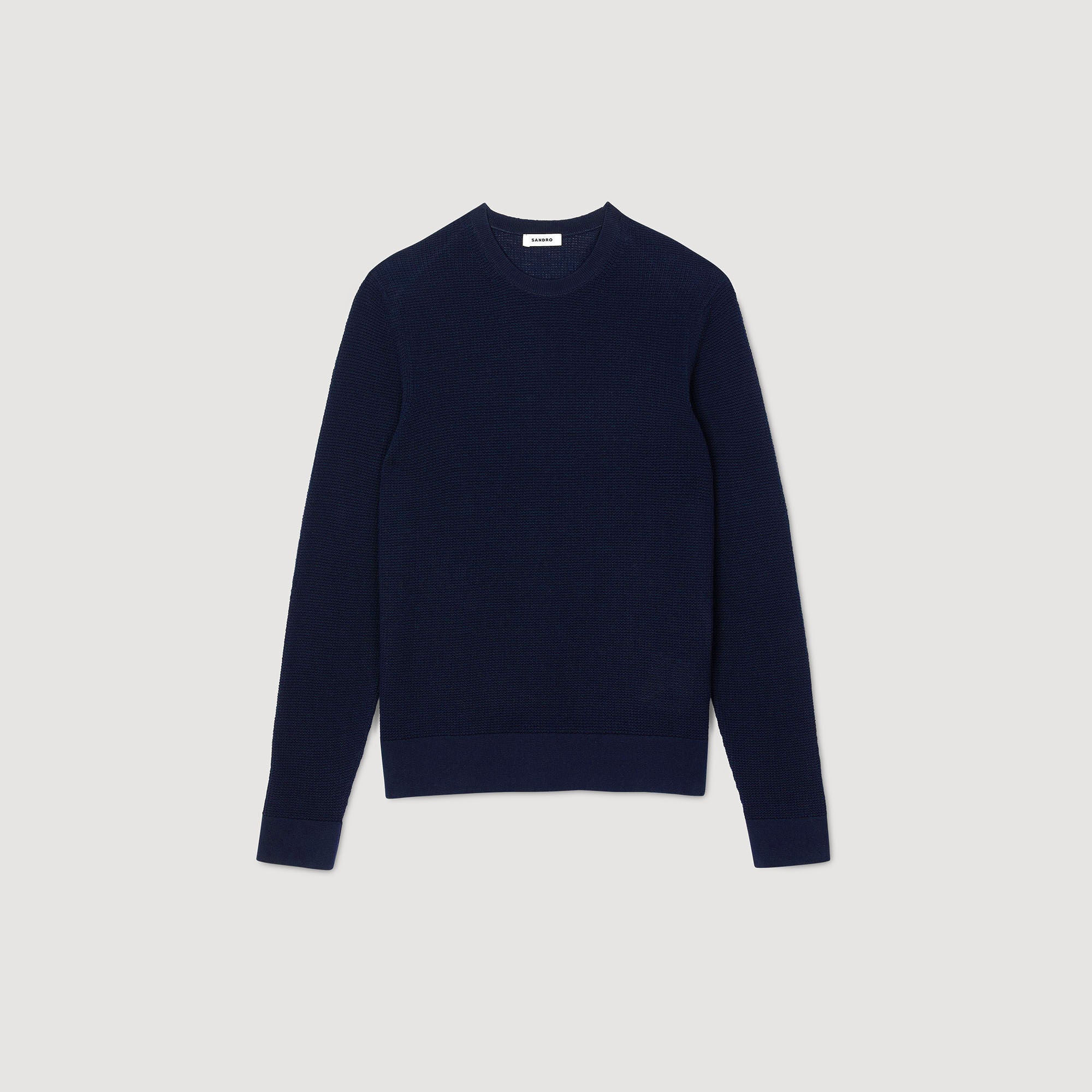 Sandro Men Textured knit sweater