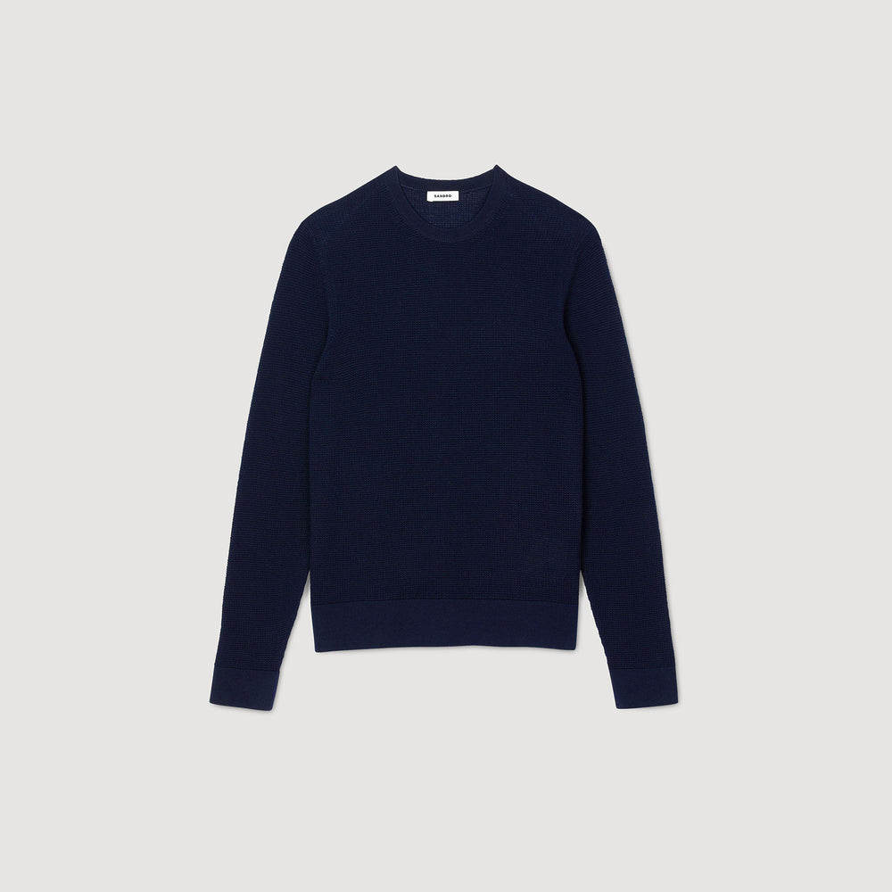 Sandro Men Textured knit sweater