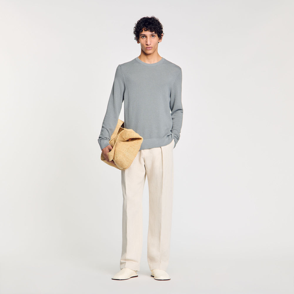 Sandro Men Textured knit sweater