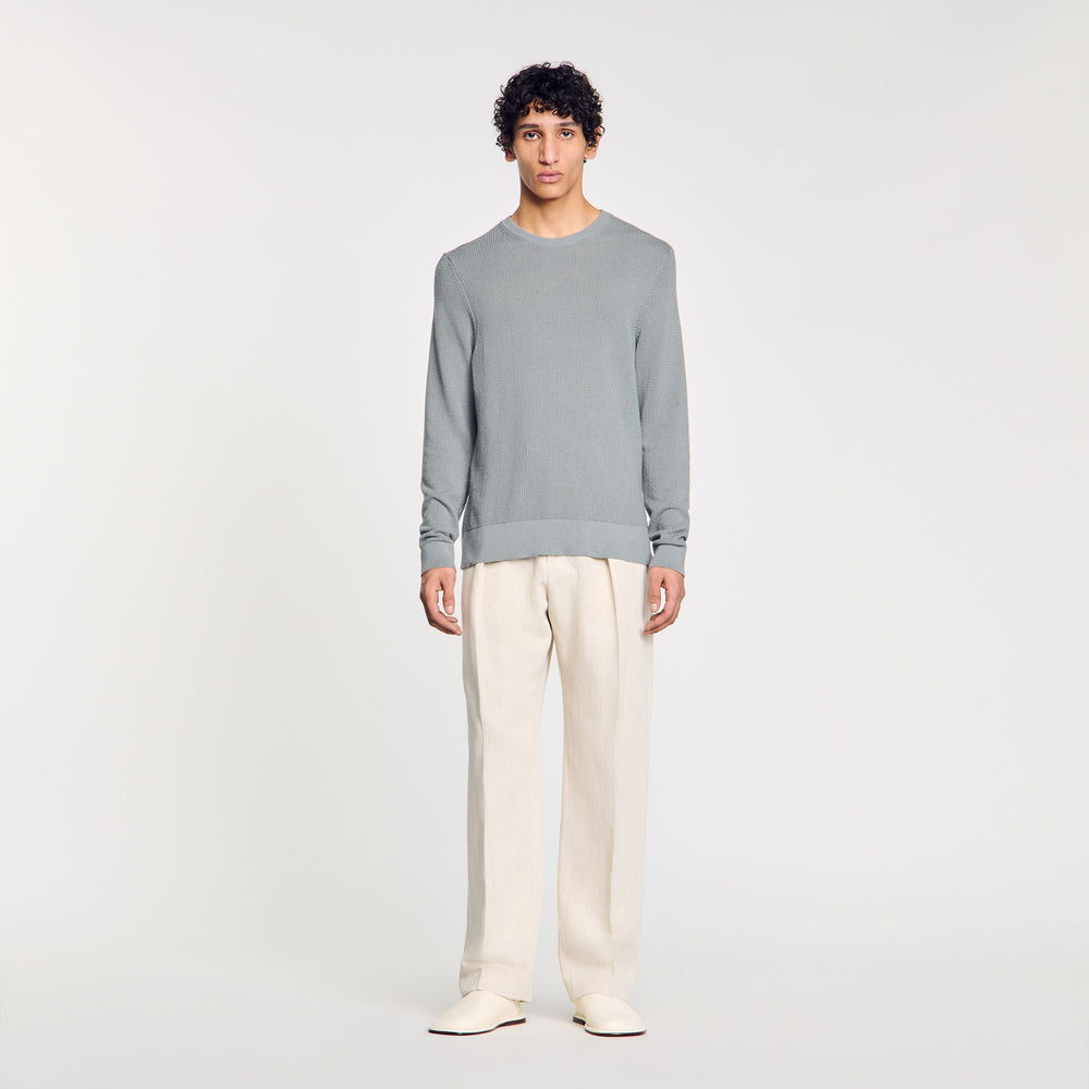 Sandro Men Textured knit sweater