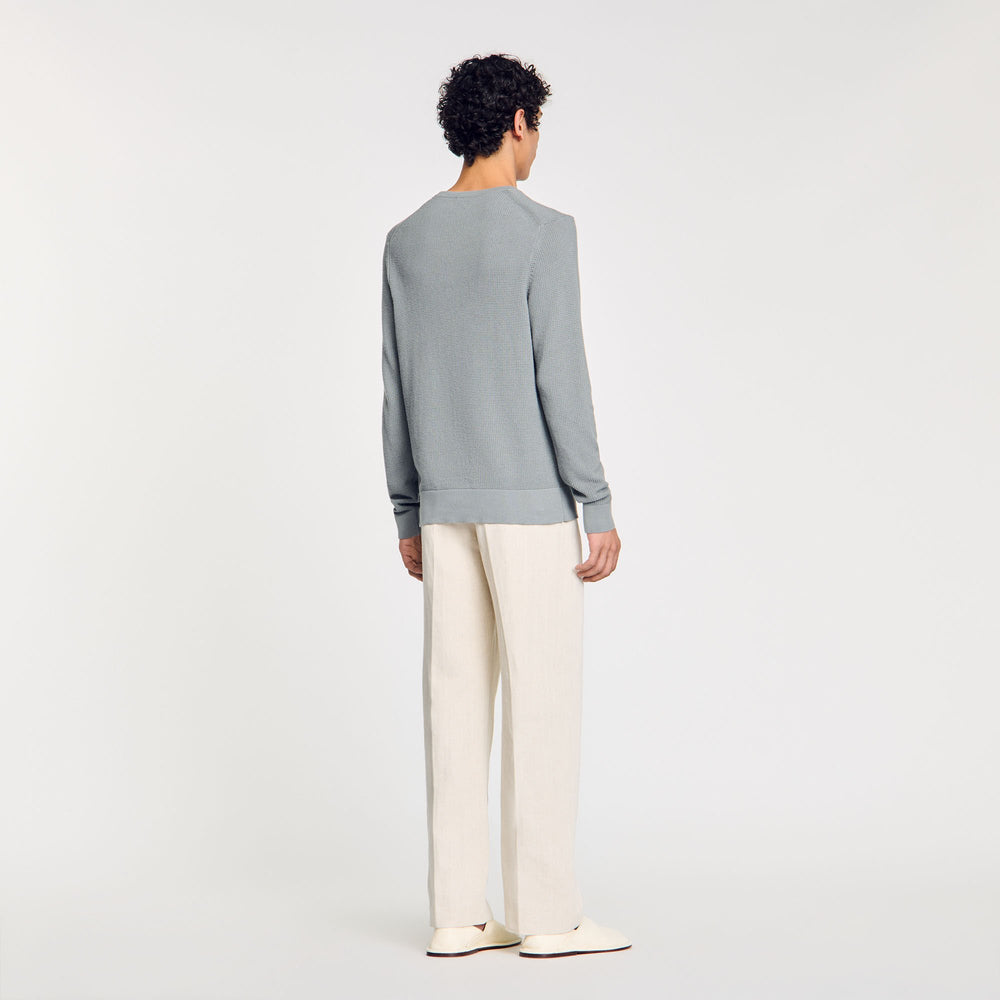 Sandro Men Textured knit sweater