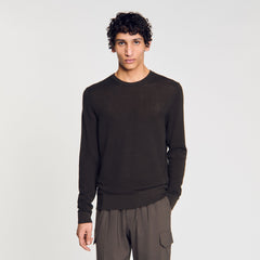 Sandro Men Textured knit sweater