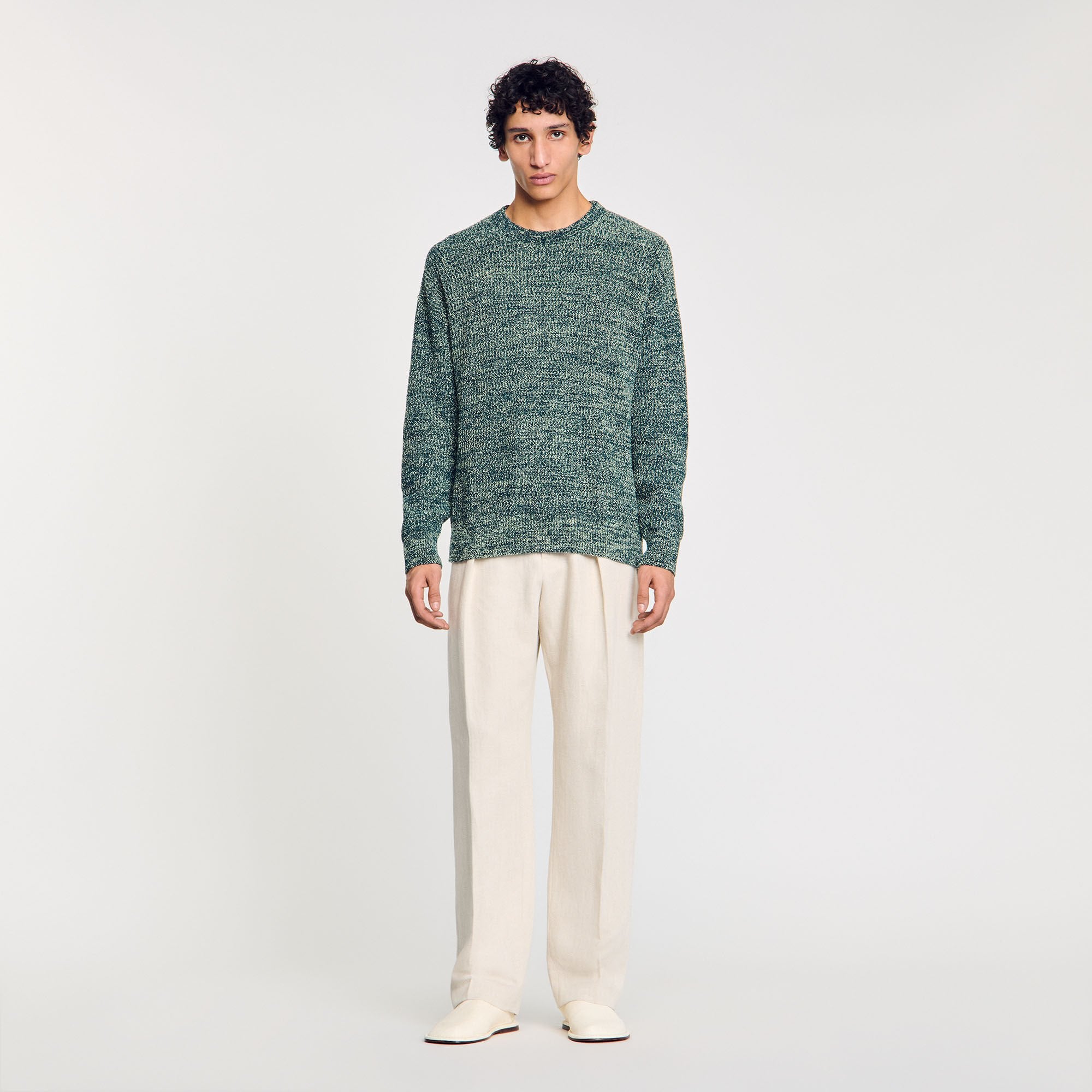 Sandro Men Chenille sweater