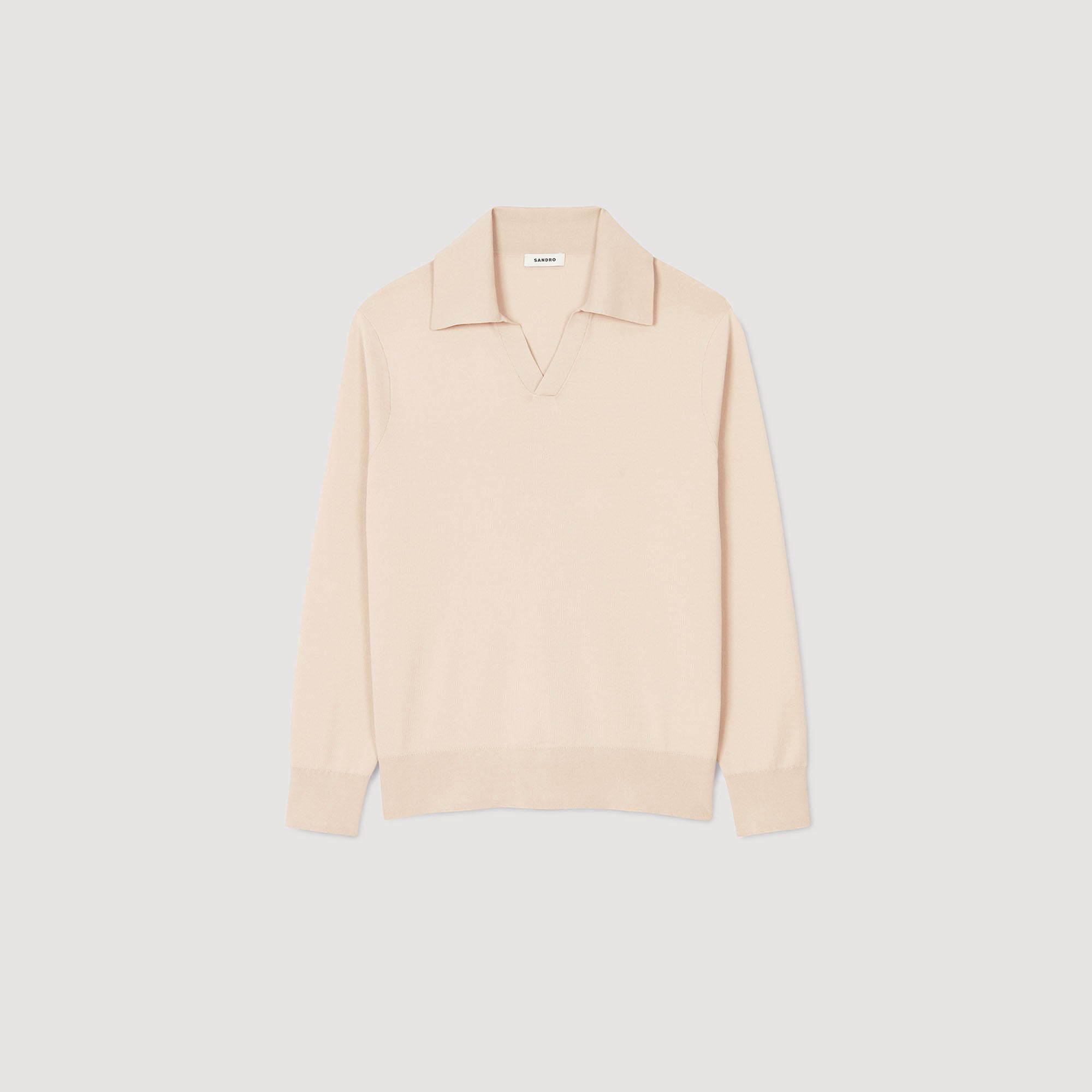 Sandro Men Knit polo shirt
