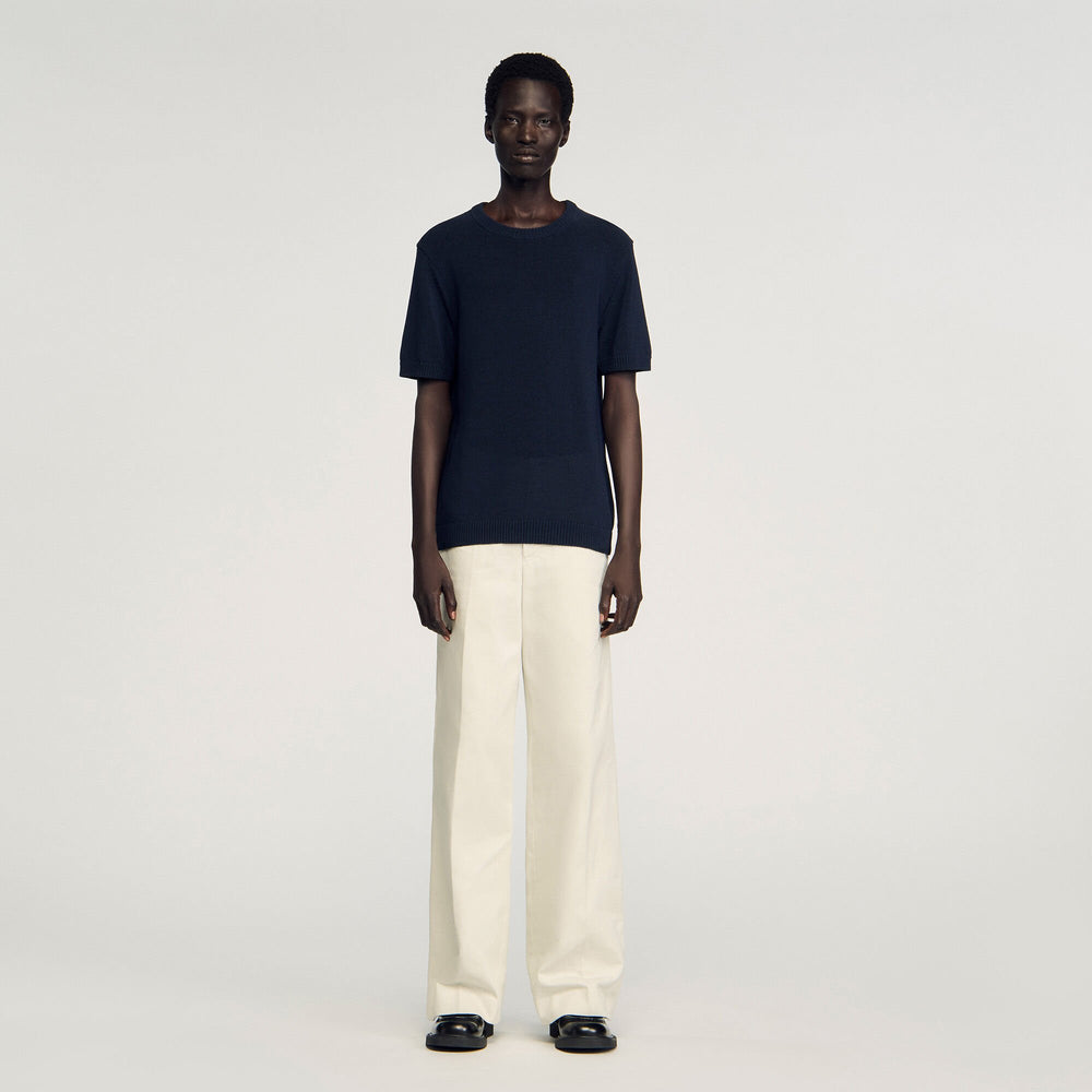 Sandro Men Fine knit T-shirt