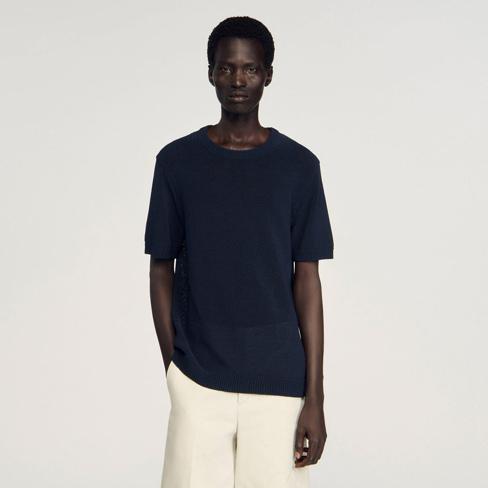 Sandro Men Fine knit T-shirt