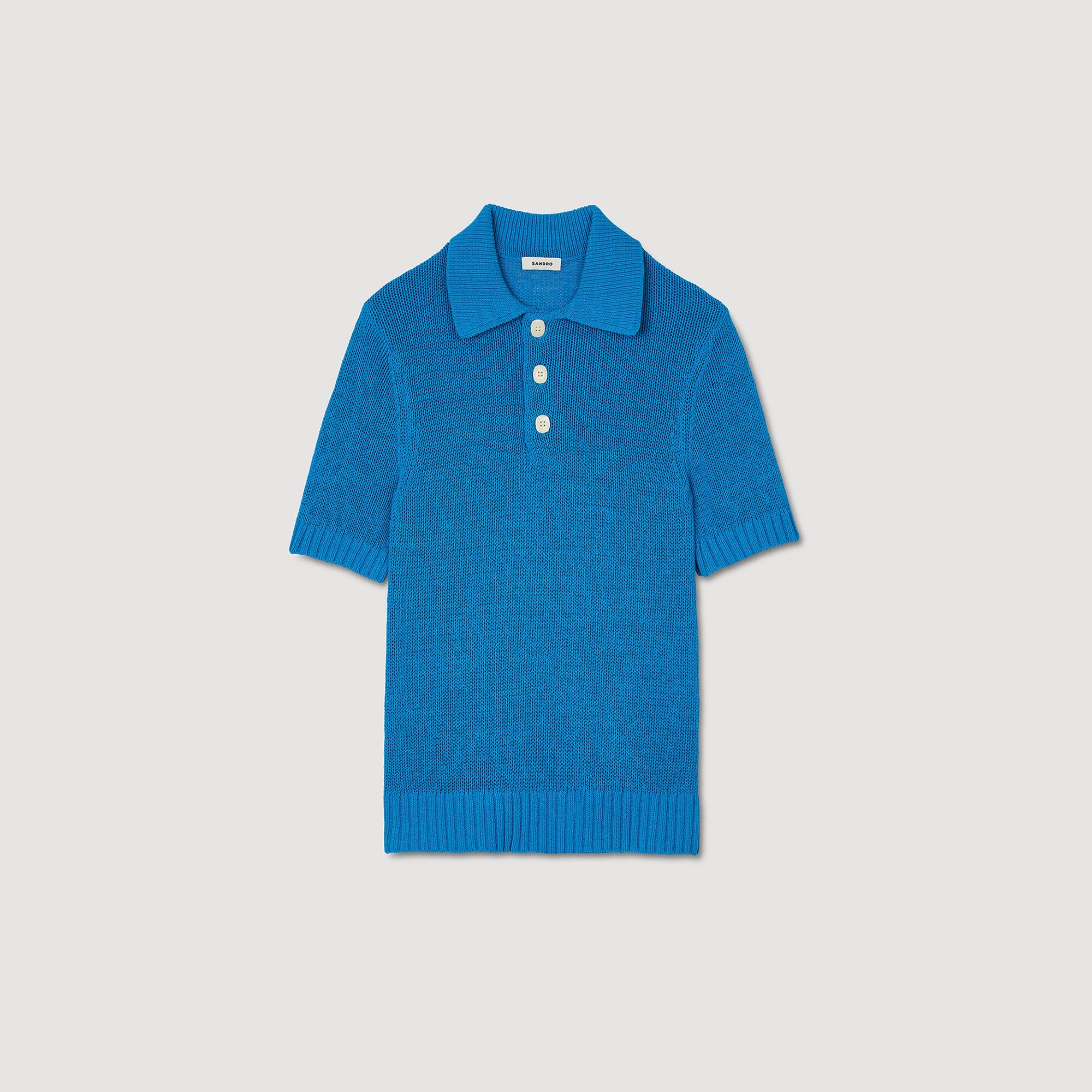 Sandro Men Knit polo shirt
