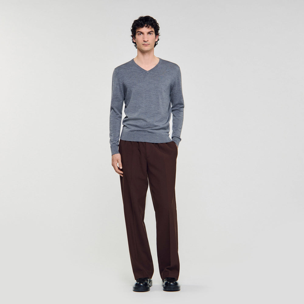 Sandro Men Fine wool sweater