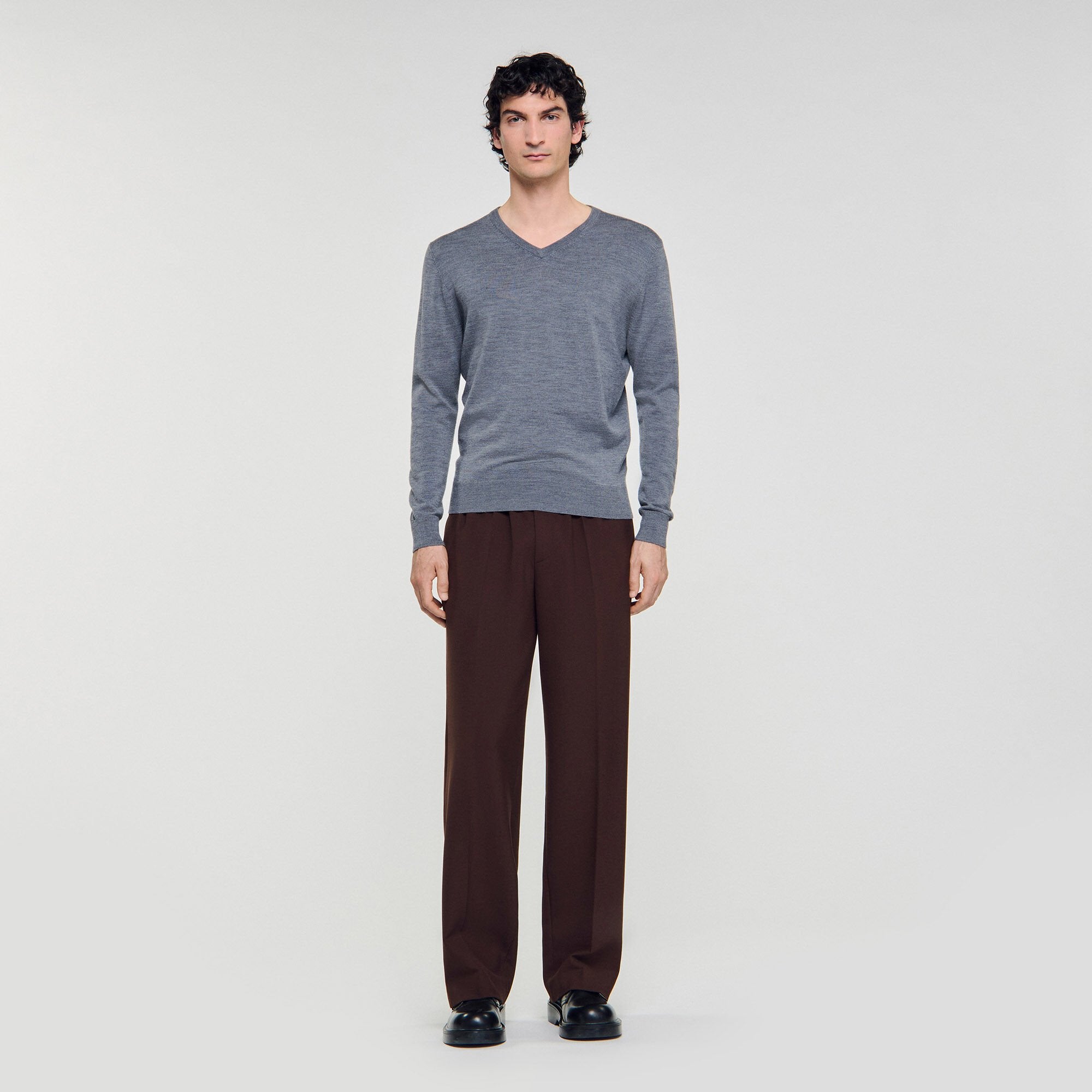Sandro Men Fine wool sweater