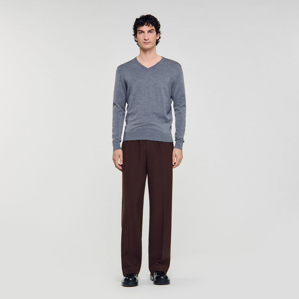 Sandro Men Fine wool sweater