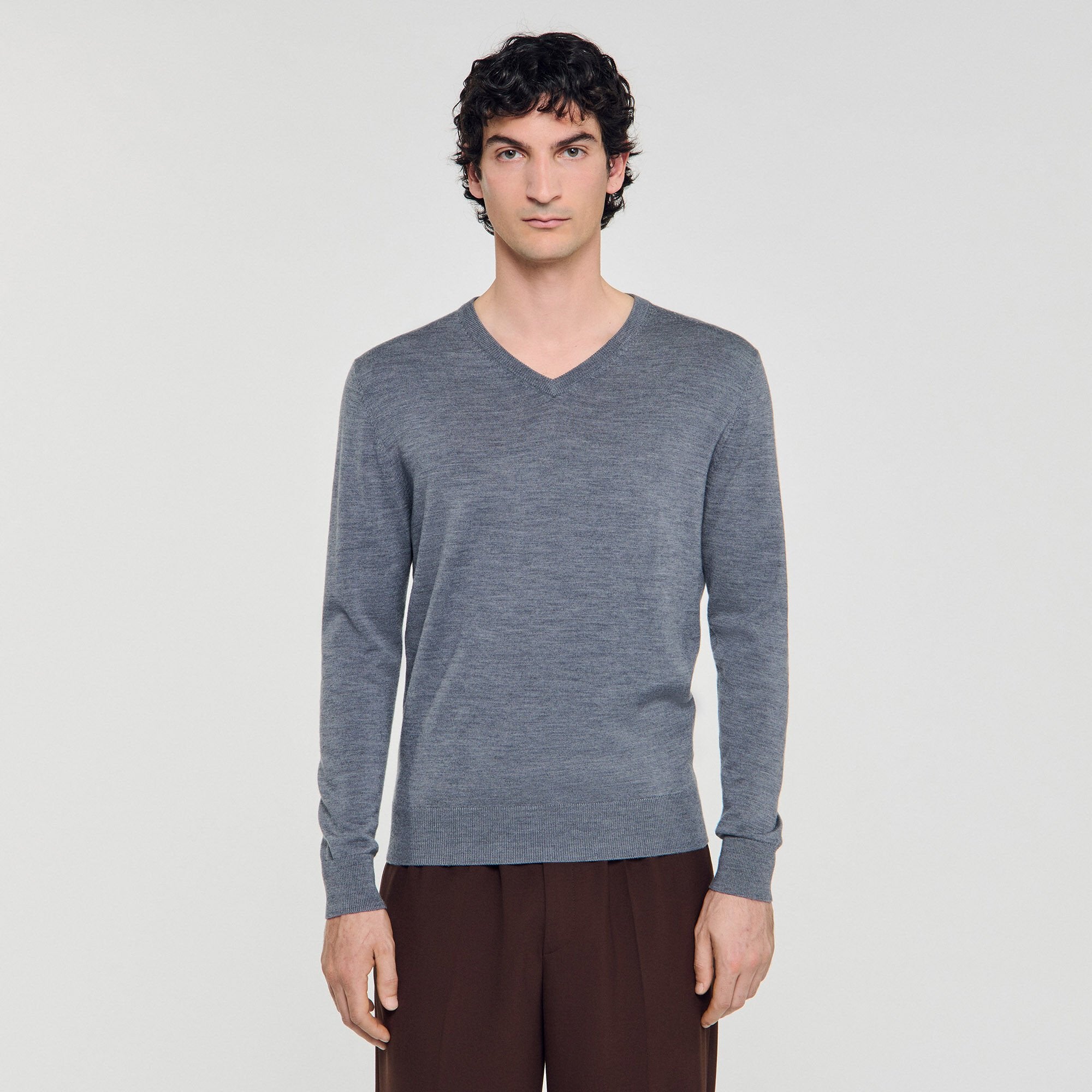 Sandro Men Fine wool sweater