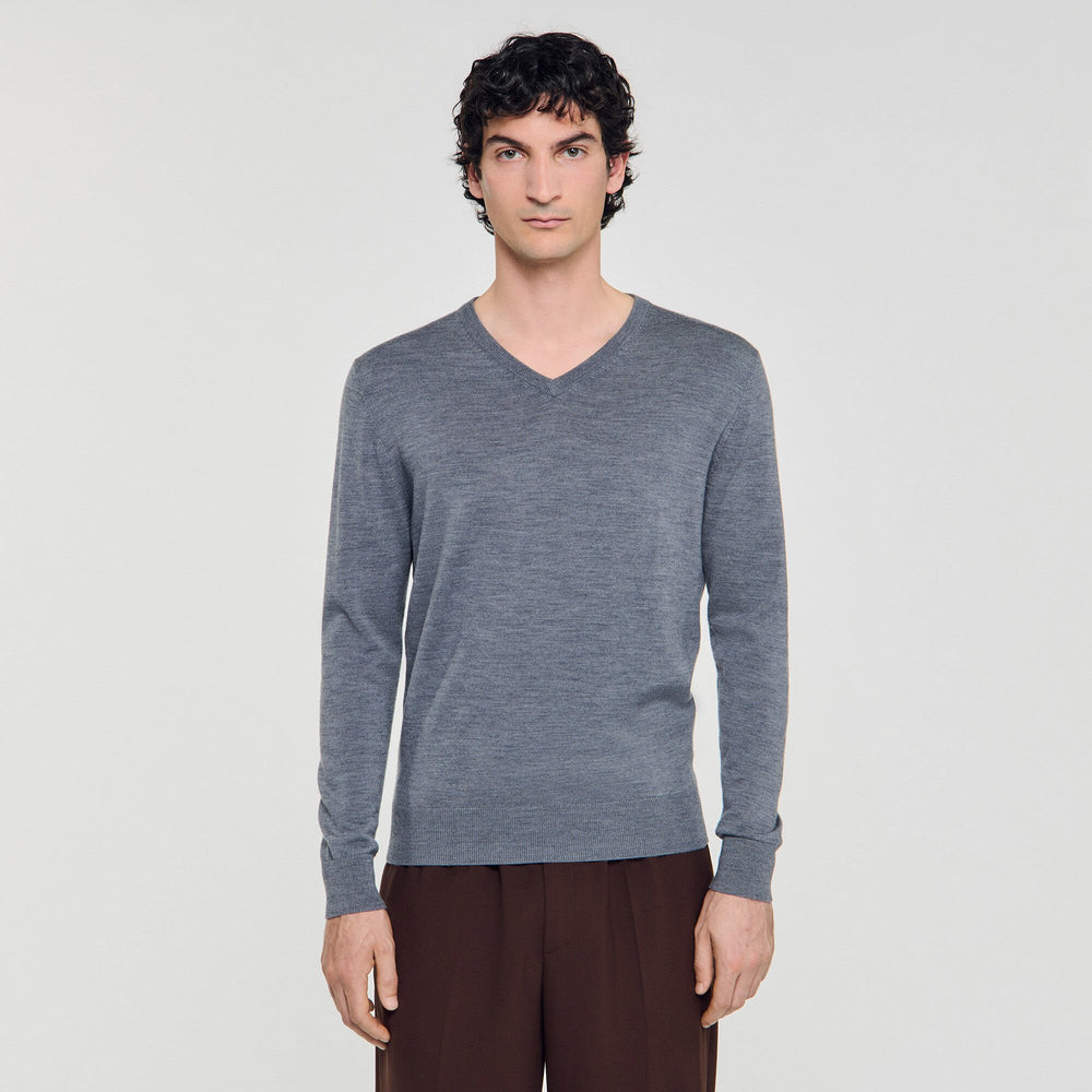 Sandro Men Fine wool sweater