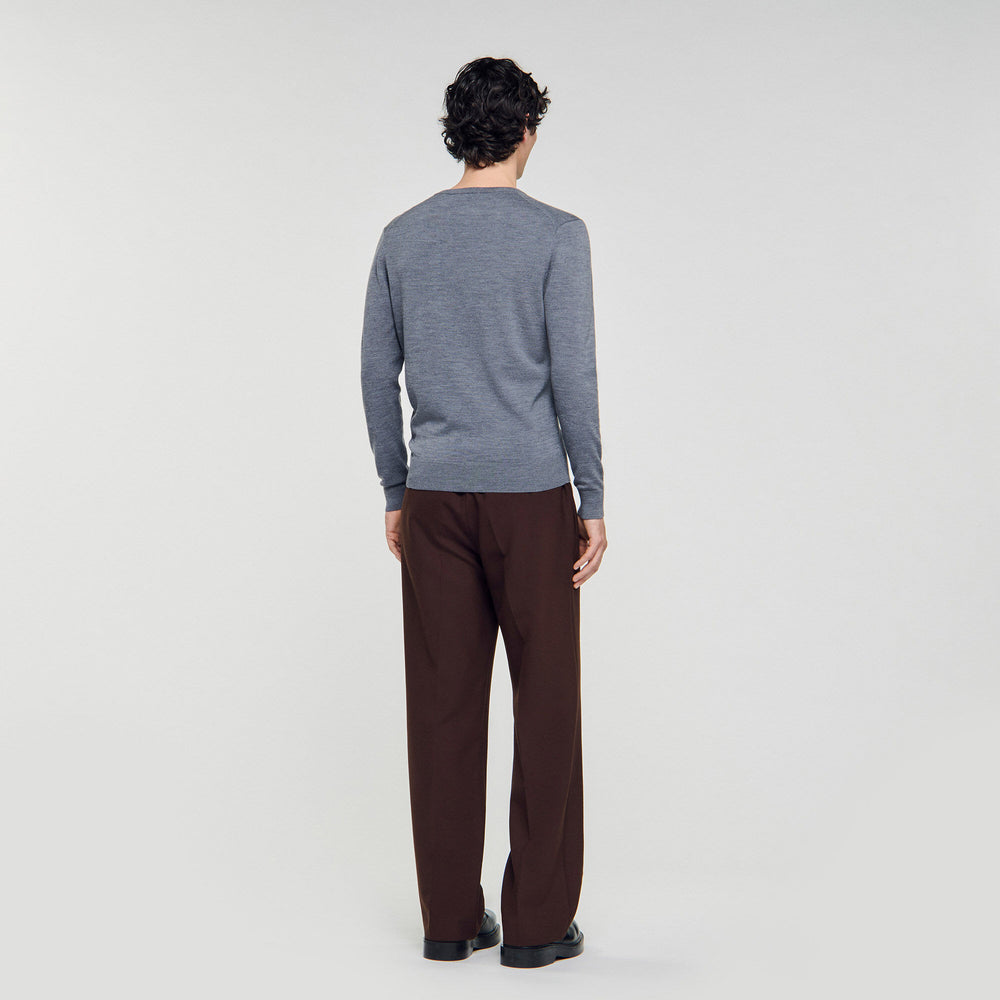 Sandro Men Fine wool sweater