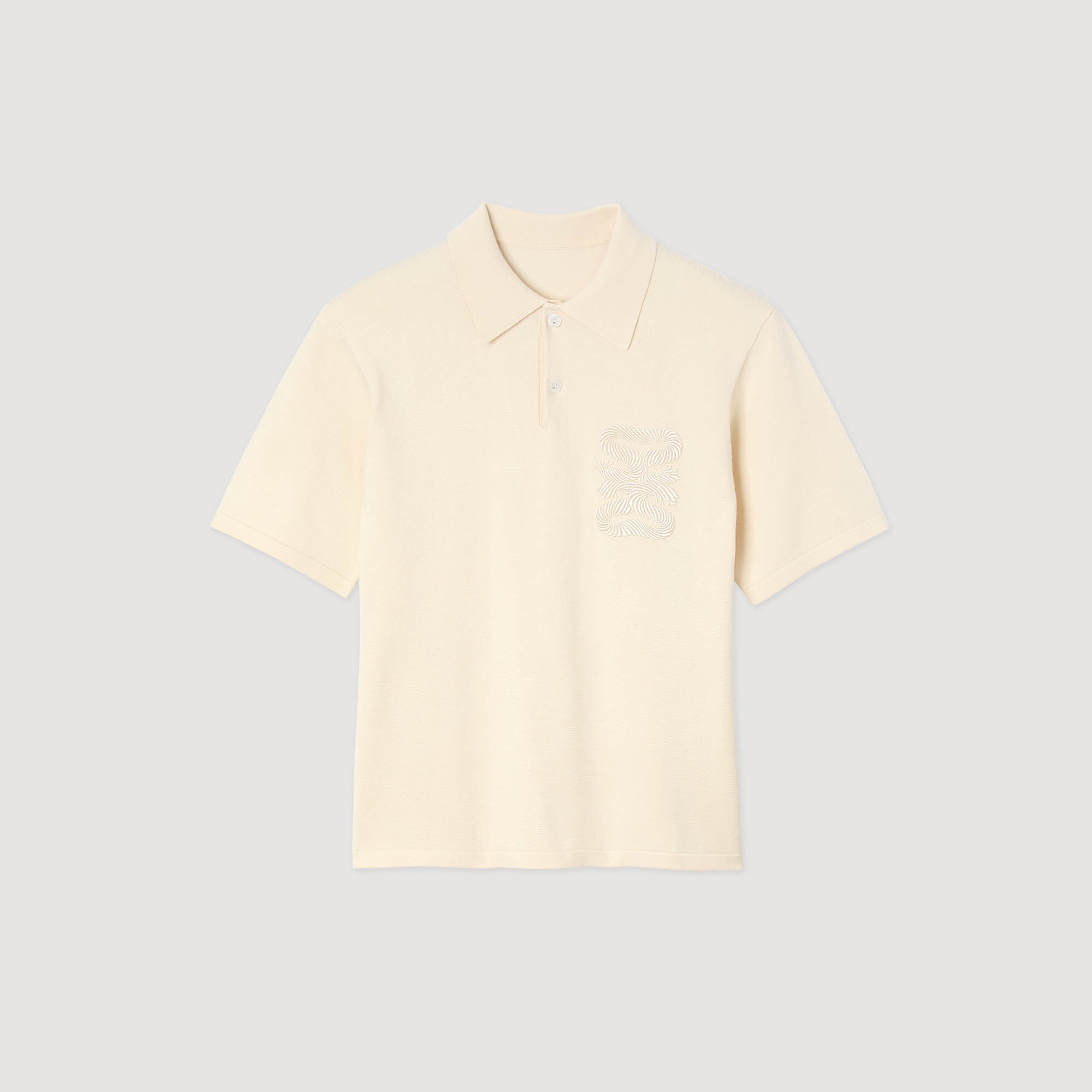 Sandro Men Polo with rope embroidery