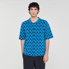 Sandro Men Rope jacquard cardigan shirt