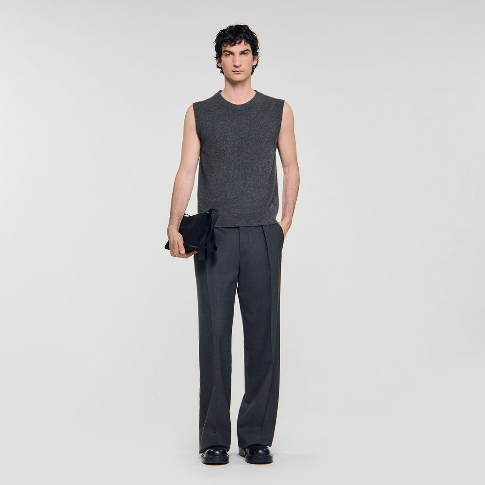 Sandro Men Cashmere sweater vest