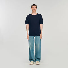 Sandro Men Certified linen T-shirt