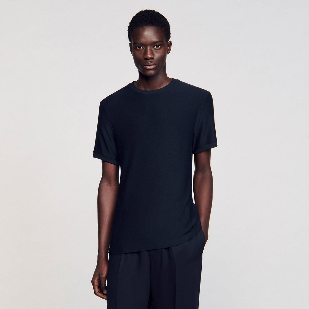 Sandro Men Mock neck T-shirt