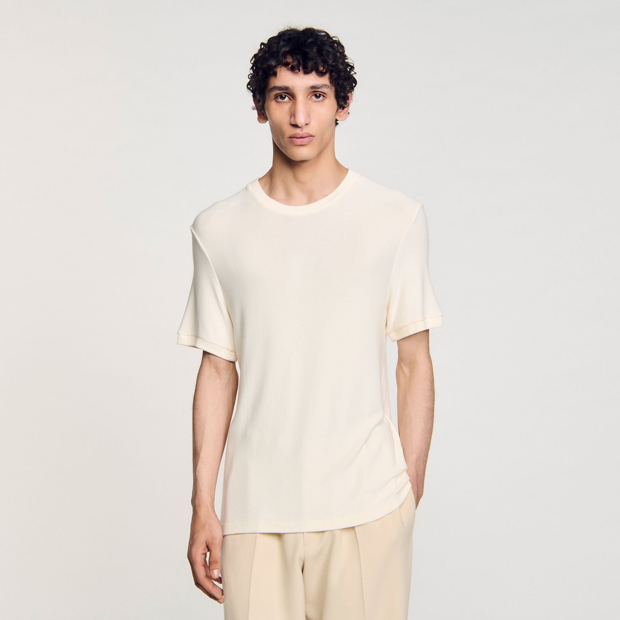 Sandro Men Mock neck T-shirt