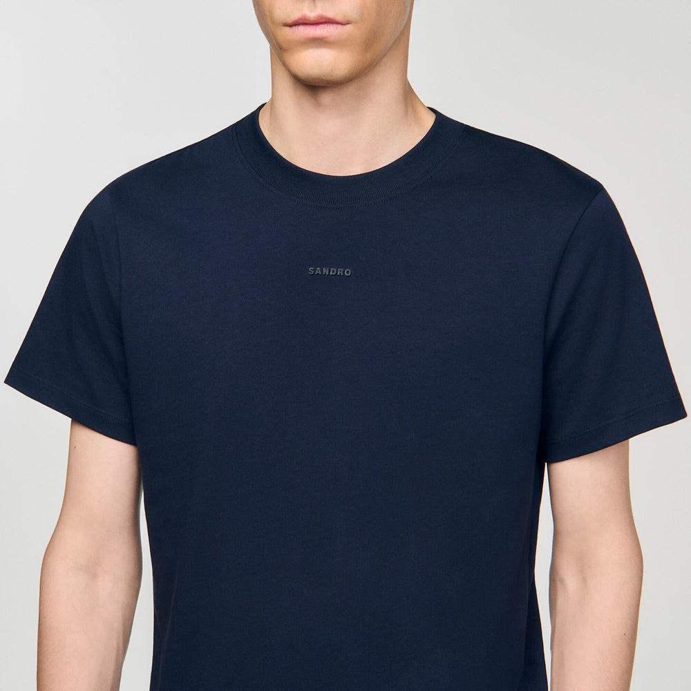 Sandro Men Cotton T-shirt with logo