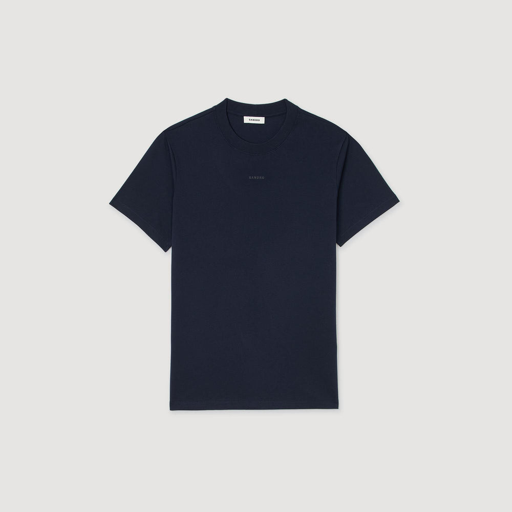 Sandro Men Cotton T-shirt with logo