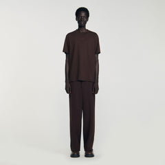 Sandro Men Cotton T-shirt with logo