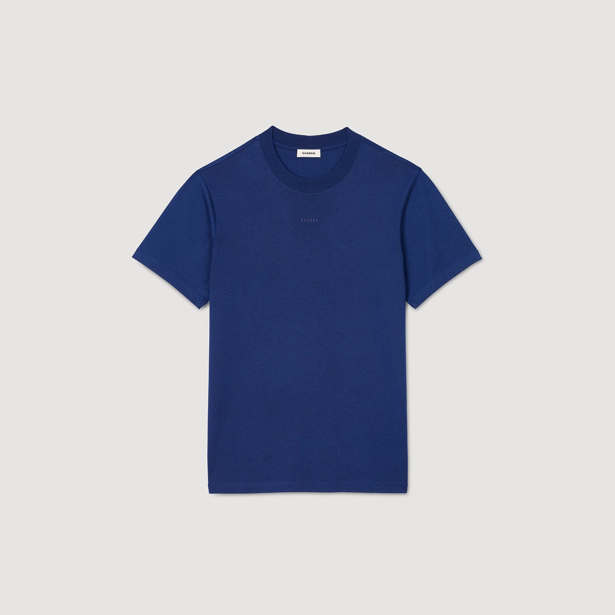 Sandro Men Cotton T-shirt with logo