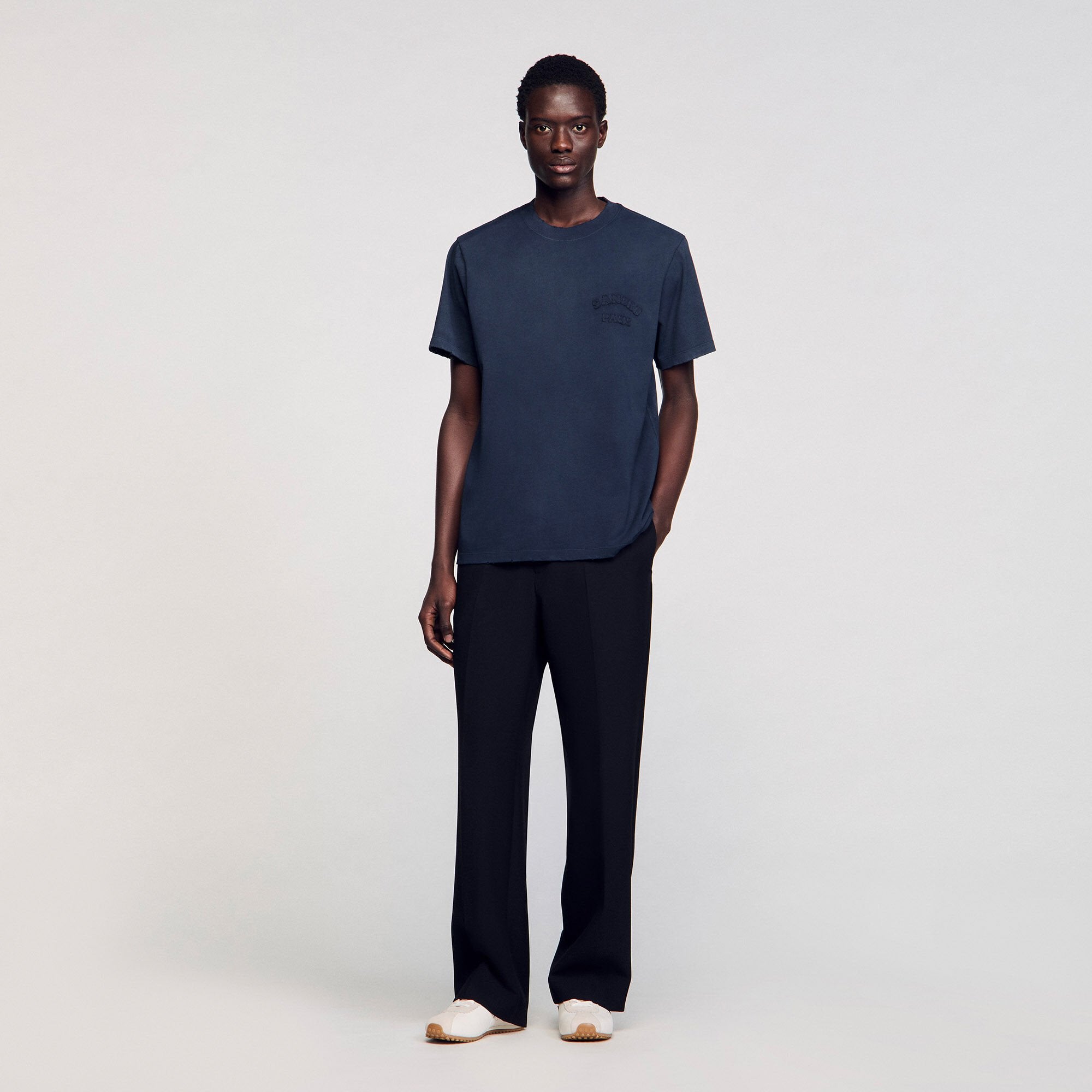 Sandro Men Worn-effect T-shirt