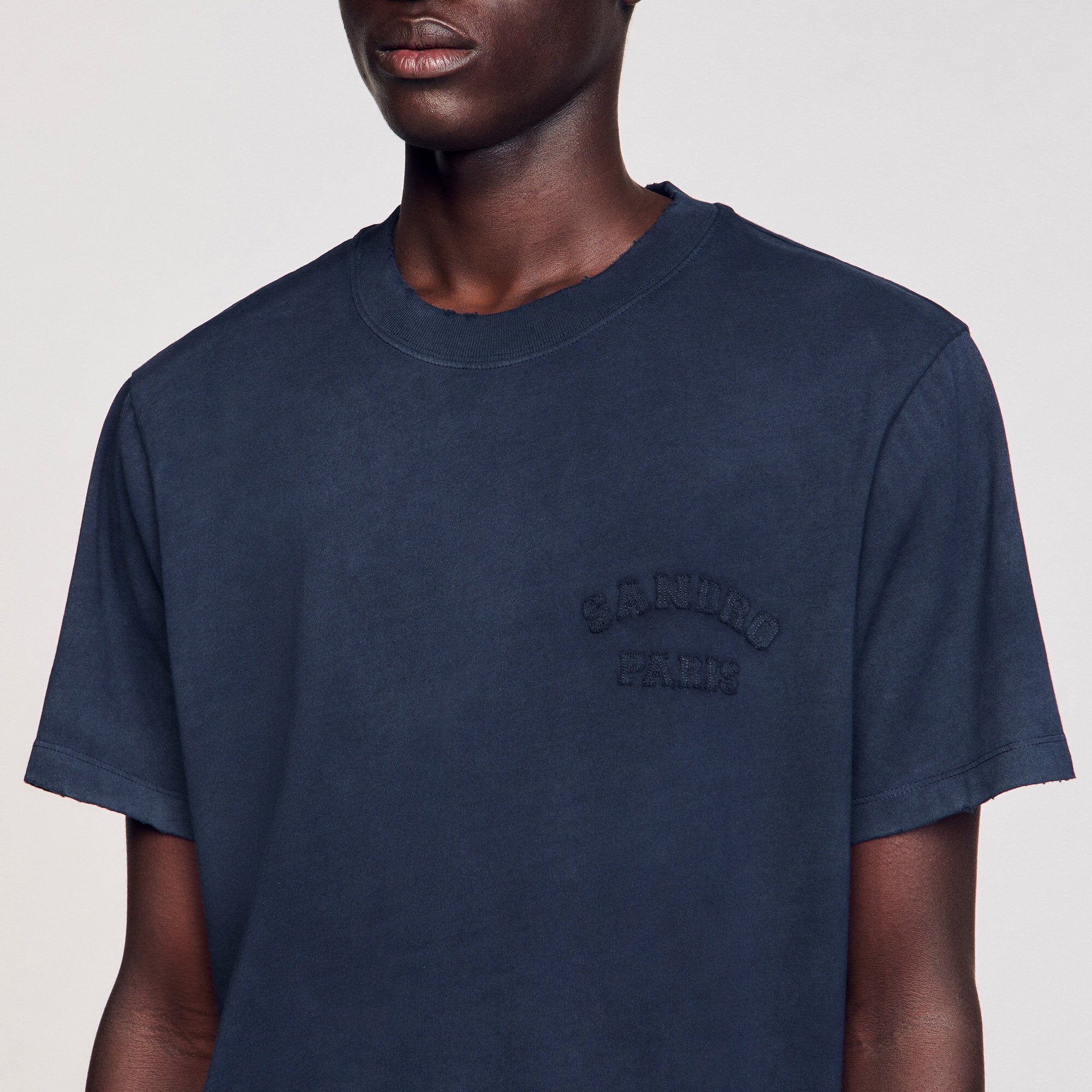 Sandro Men Worn-effect T-shirt