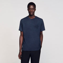 Sandro Men Worn-effect T-shirt