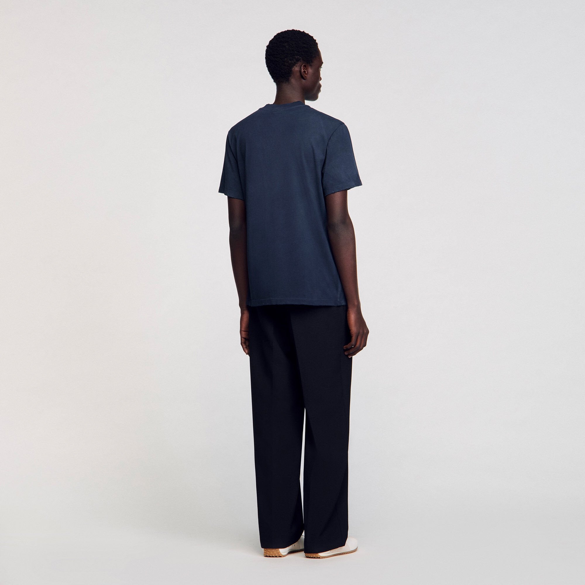 Sandro Men Worn-effect T-shirt