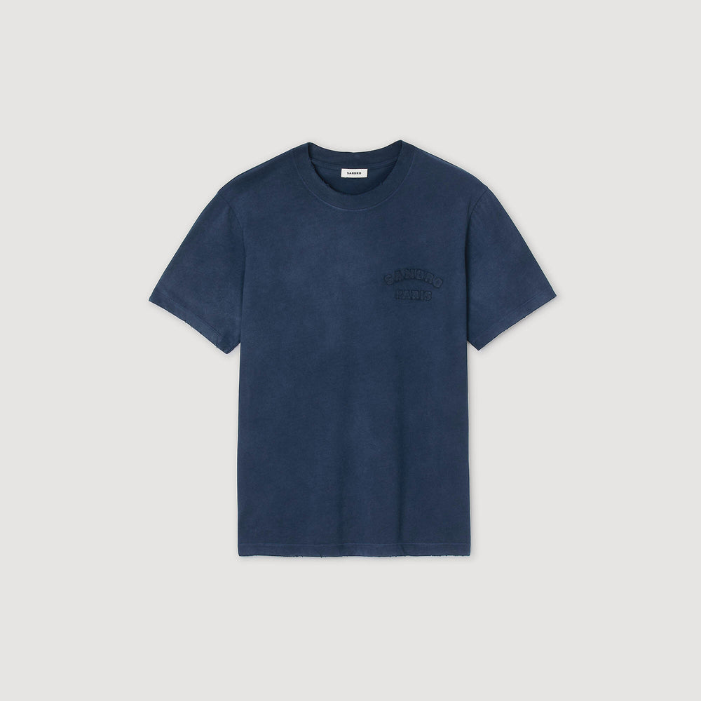 Sandro Men Worn-effect T-shirt