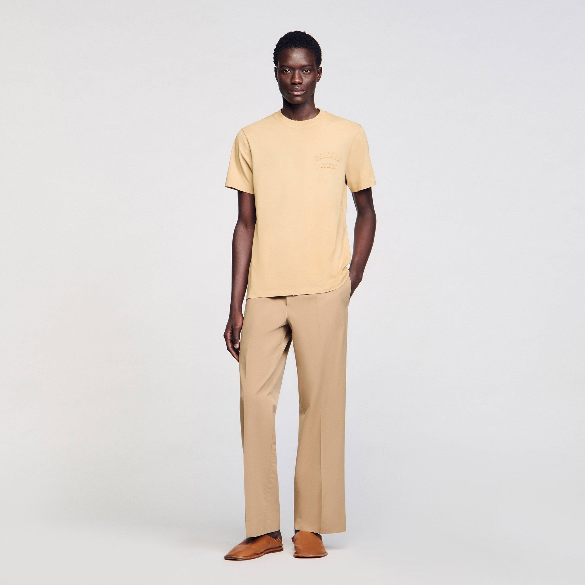 Sandro Men Worn-effect T-shirt