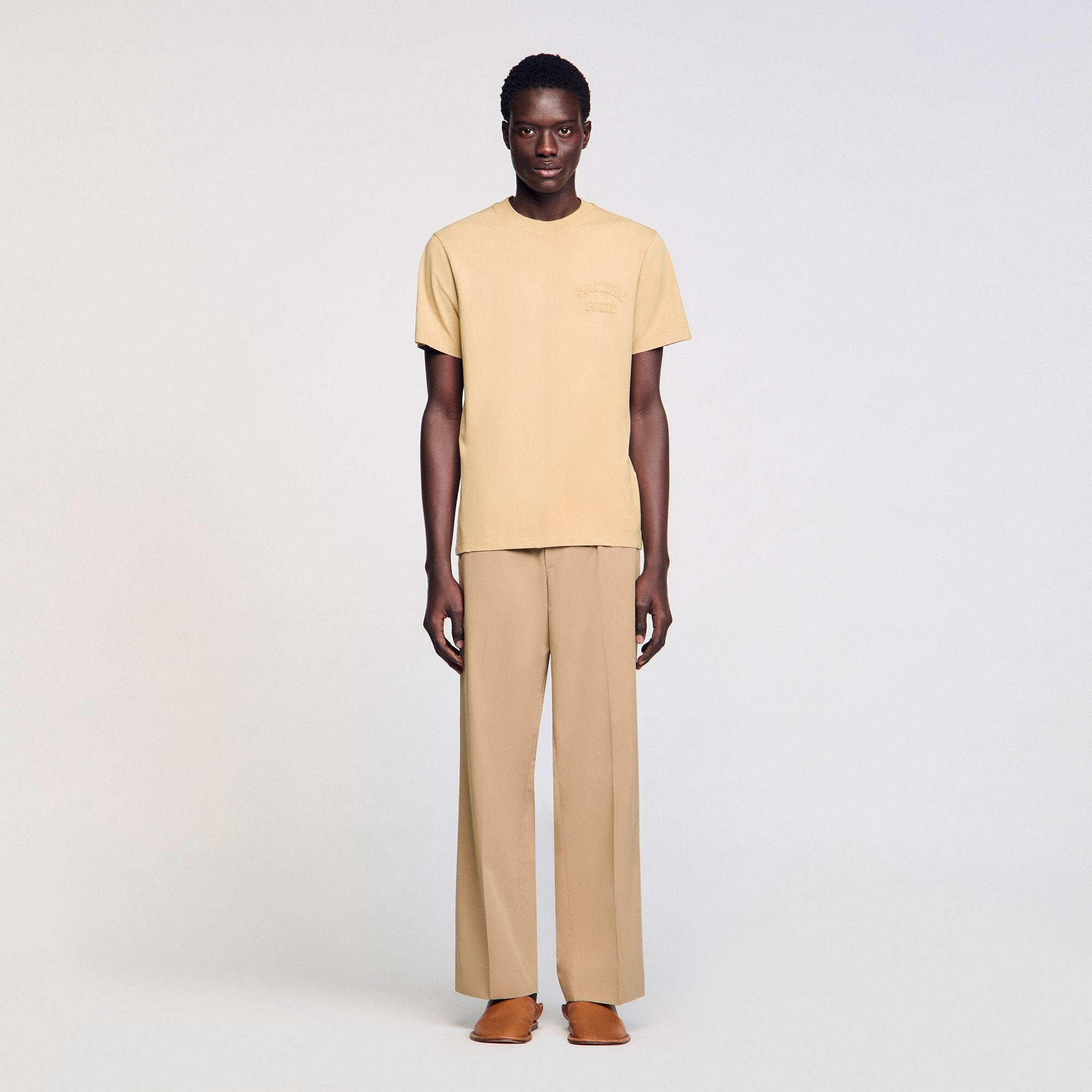 Sandro Men Worn-effect T-shirt