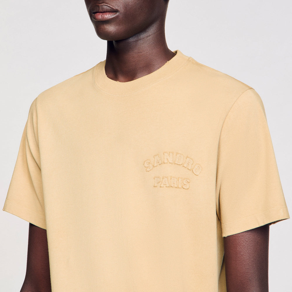 Sandro Men Worn-effect T-shirt