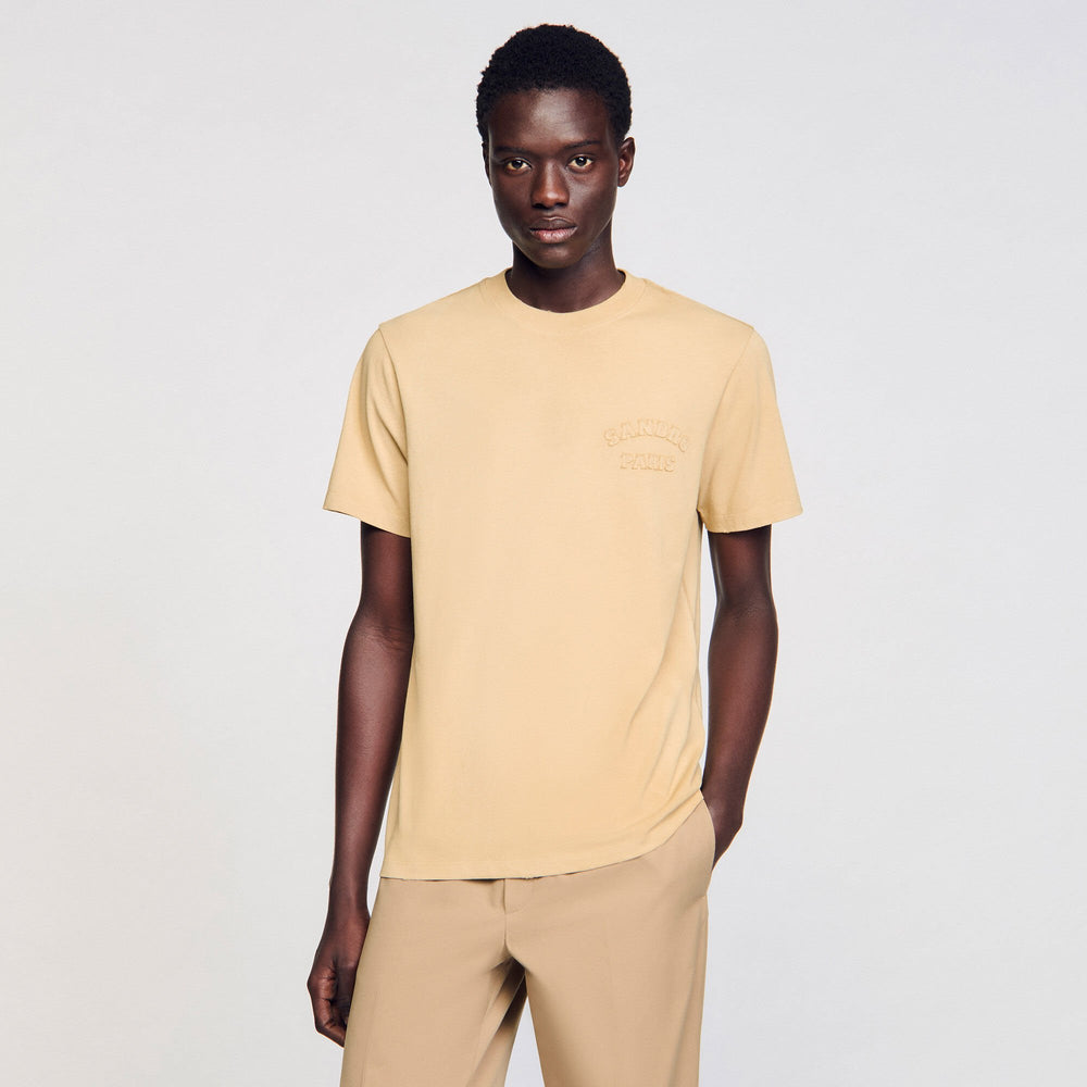 Sandro Men Worn-effect T-shirt