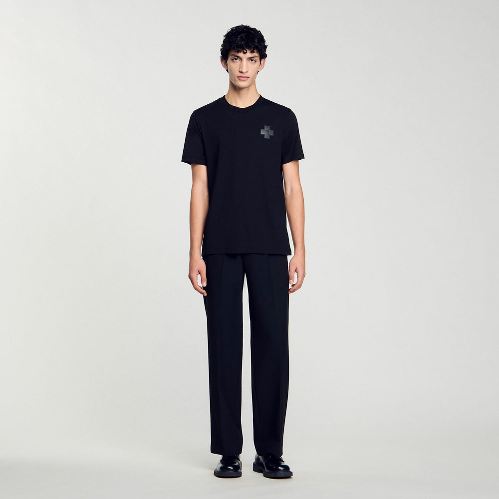 Sandro Men Cross T-shirt