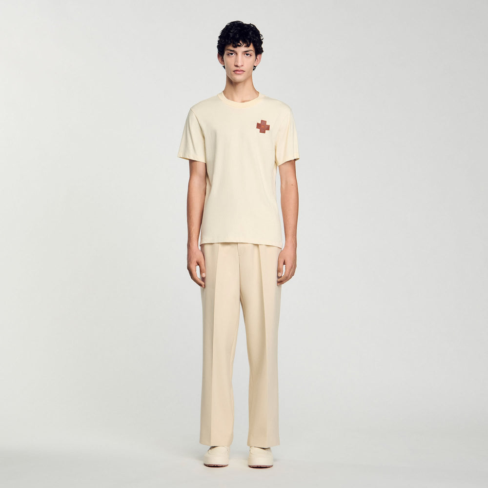 Sandro Men Cross T-shirt